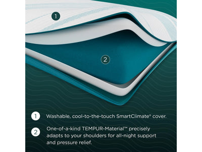 TEMPUR-Adapt ProLo + Cooling Pillow